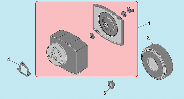5 ВОЗДУШНЫЙ ФИЛЬТР ГЕНЕРАТОР CHAMPION DG3601E