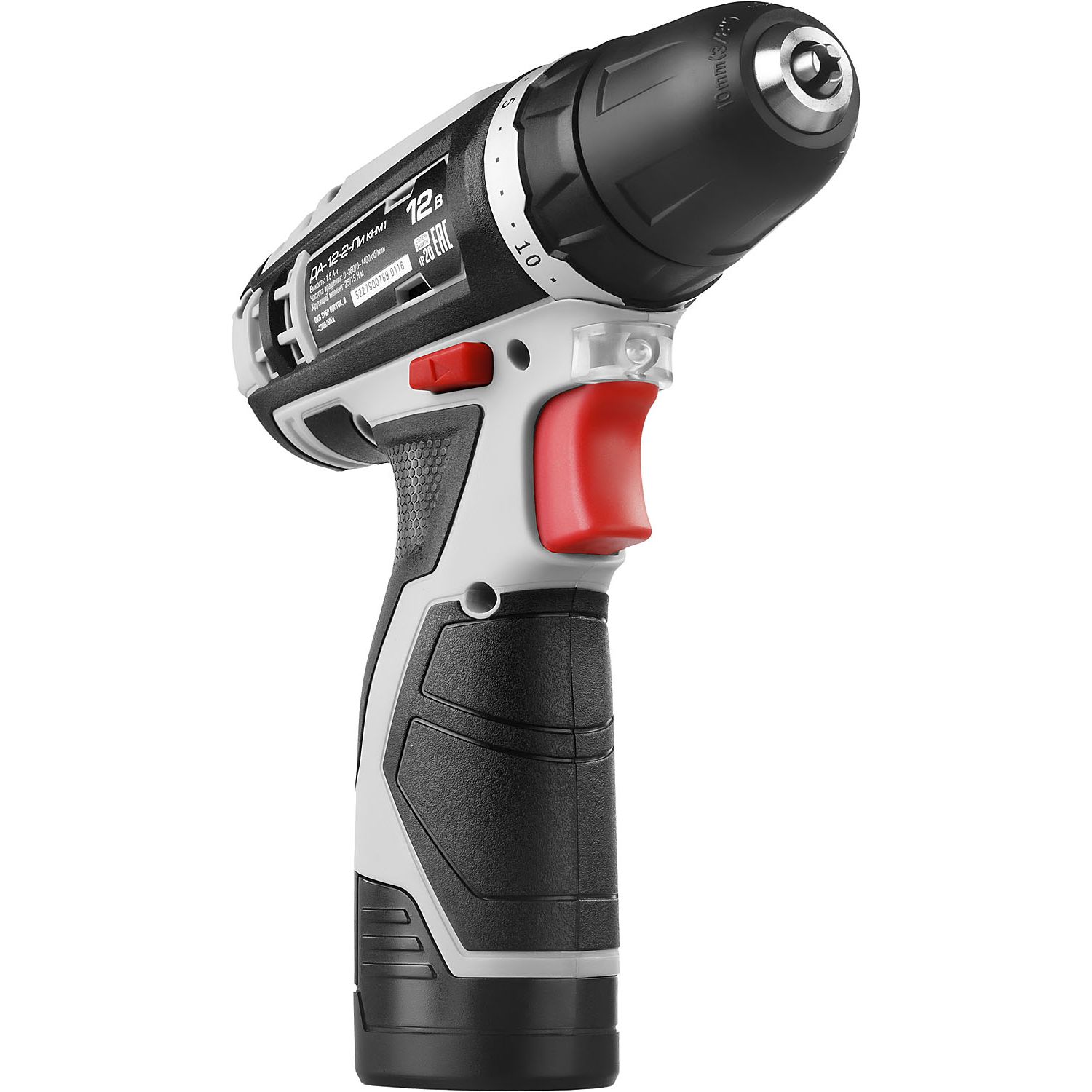 Дрель - шуруповерт, 2 АКБ ДА-12-2-Ли КНМ1