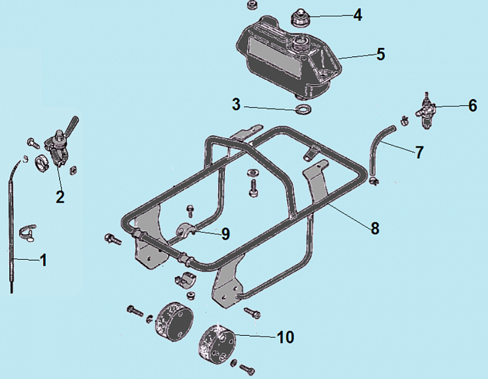 3 БАК ВИБРОТРАМБОВКА CHAMPION TR72