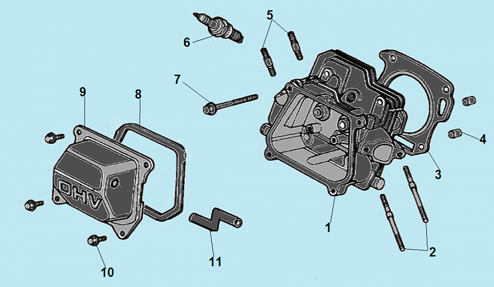 2 ГОЛОВКА БЛОКА ИЗМЕЛЬЧИТЕЛЬ-ШРЕДЕР БЕНЗИНОВЫЙ CHAMPION SC6448