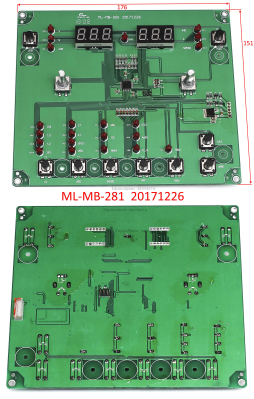 Плата панели управления, ML-MB-281. АИС 300ПТ