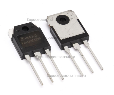 Диод F60UA60DN, 2х30А, 600В. TIG200P AC/DC-008. АИС 200AC/DC Pulse E1703.001.00