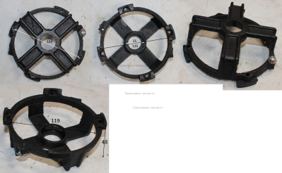 Крышка задняя D.35х11-135х48 мм, 6202-RZ