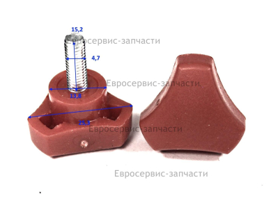 Винт барашек, М5х14. СТ 200.300.РС.МС.600С